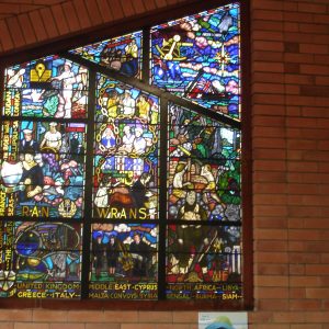 Inside the church